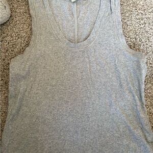 Z Supply Light Gray Ribbed Top